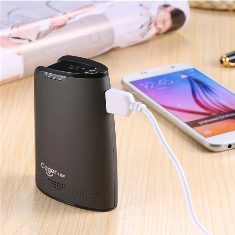 CAGER BK50 Laser Projection Virtual Bluetooth Keyboard + Bluetooth Speaker + Power Bank 3-in-1