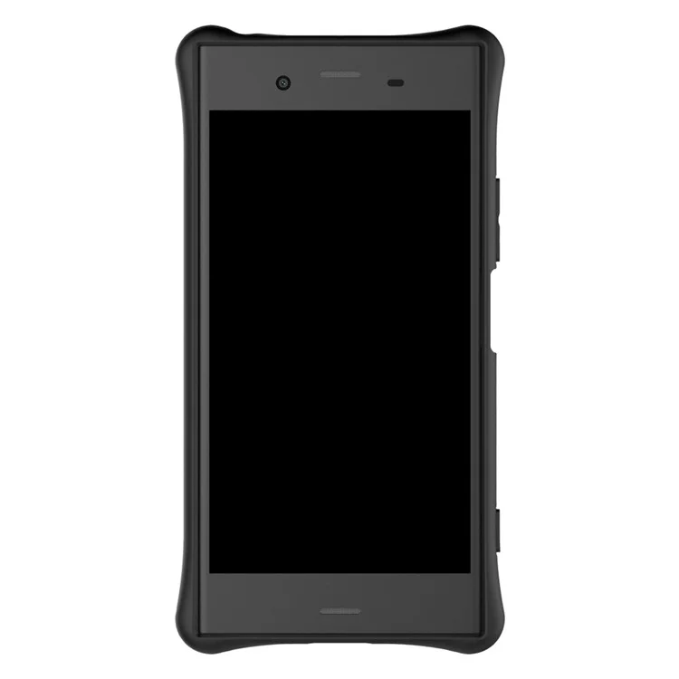 Soft TPU + Plastic Combo Detachable Phone Casing with 360-degree Rotary Kickstand for Sony Xperia XZ1 - Grey