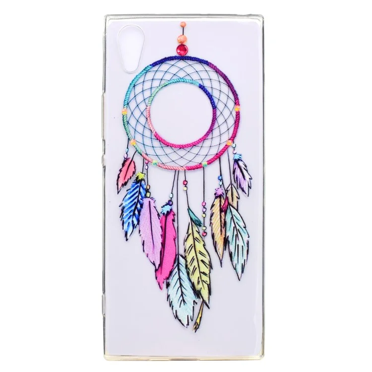 Ultra-thin Patterned Soft TPU Back Phone Case for Sony Xperia XA1 - Dream Catcher