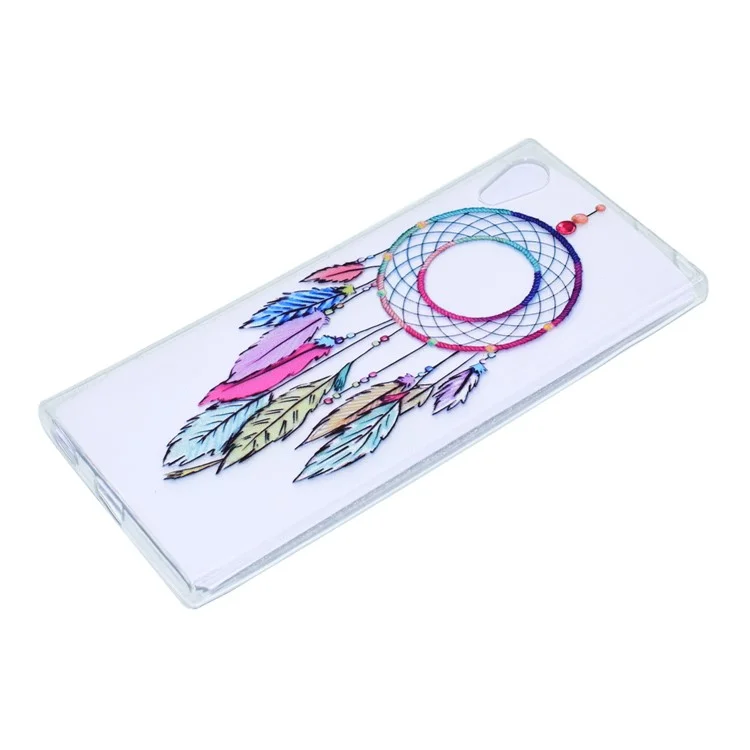 Ultra-thin Patterned Soft TPU Back Phone Case for Sony Xperia XA1 - Dream Catcher