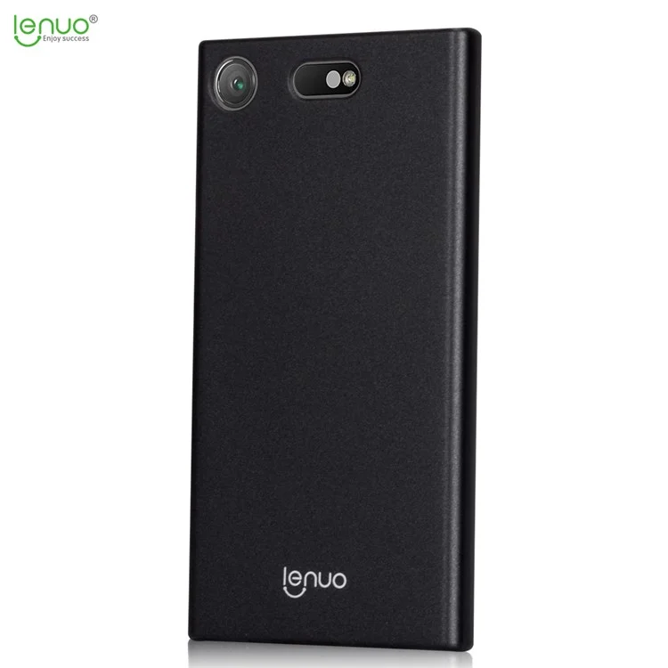 LENUO Leshield Series for Sony Xperia XZ1 Compact Silky Touch Light Thin PC Hard Case - Black