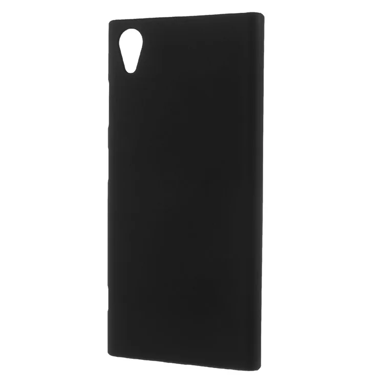 Rubberized PC Hard Shell for Sony Xperia XA1 Plus - Black