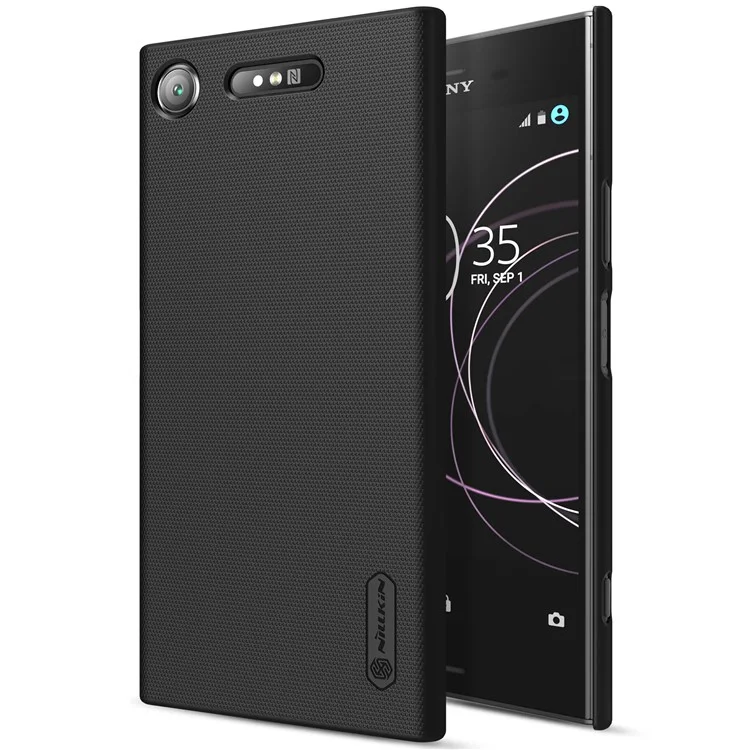 NILLKIN Super Frosted Shield Hard PC Back Case for Sony Xperia XZ1 - Black