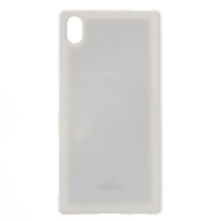 MERCURY GOOSPERY TPU Cover for Sony Xperia Z5 / Z5 Dual with Glitter Powder - White