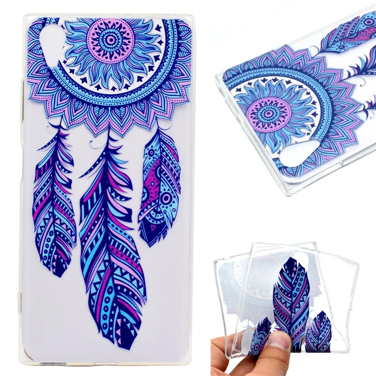 Pattern Printing TPU Case for Sony Xperia XA1 Plus - Dream Catcher