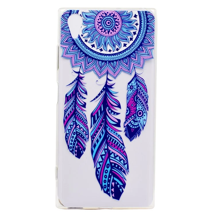 Pattern Printing TPU Case for Sony Xperia XA1 Plus - Dream Catcher