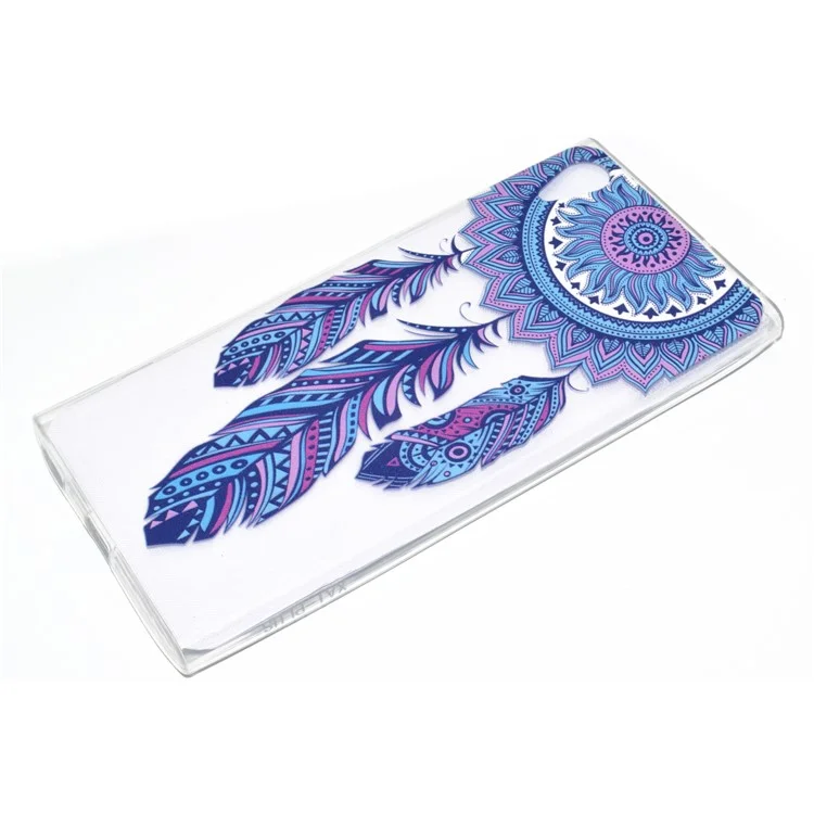 Pattern Printing TPU Case for Sony Xperia XA1 Plus - Dream Catcher