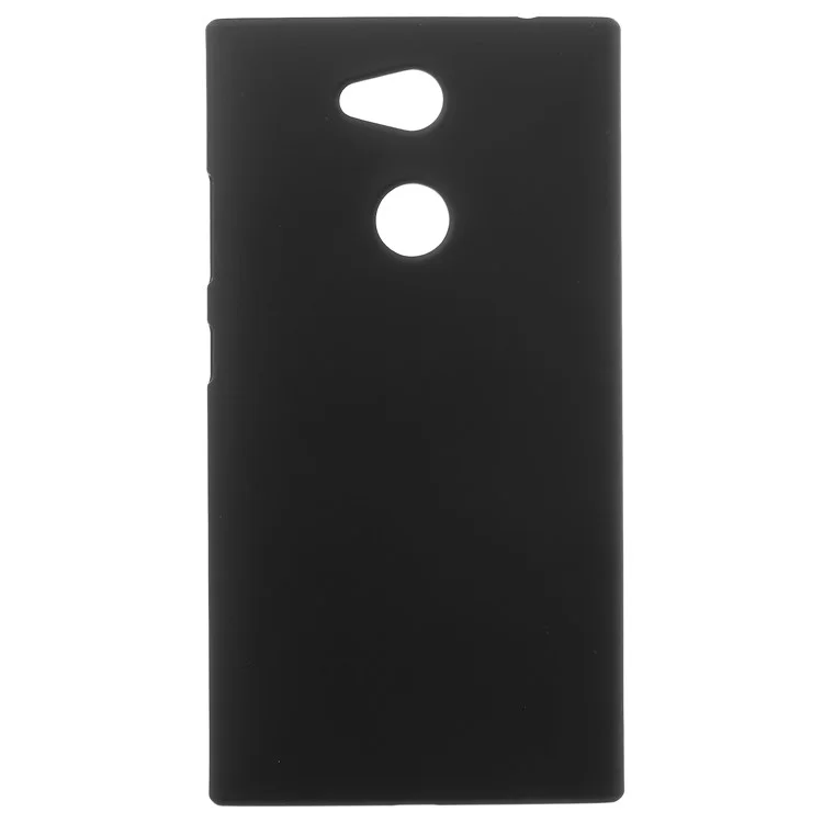 For Sony Xperia L2 Rubberized PC Hard Phone Case - Black