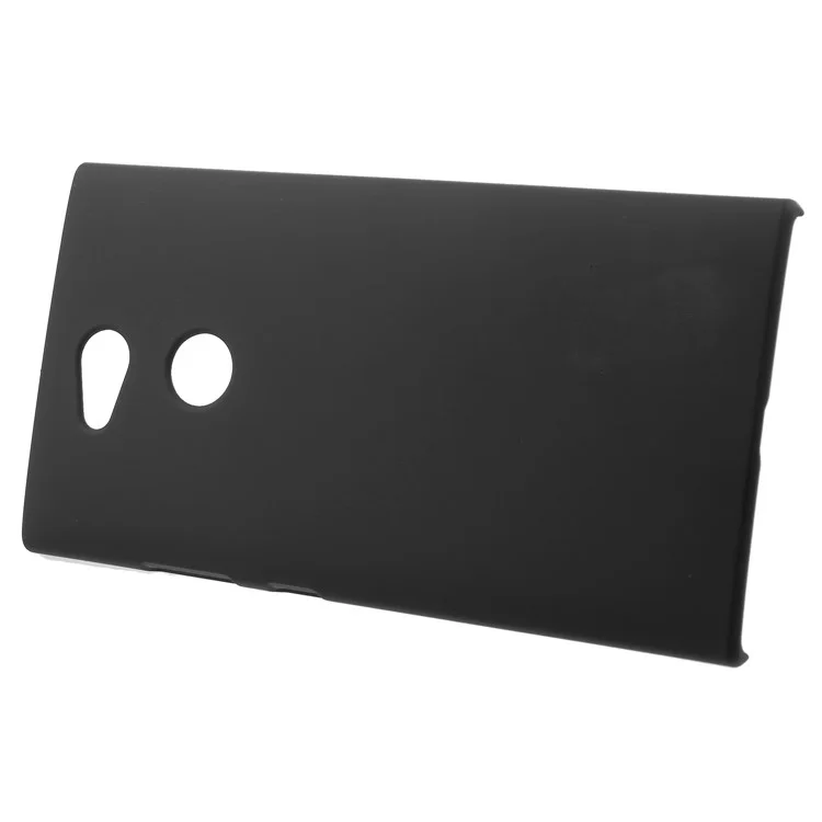 For Sony Xperia L2 Rubberized PC Hard Phone Case - Black