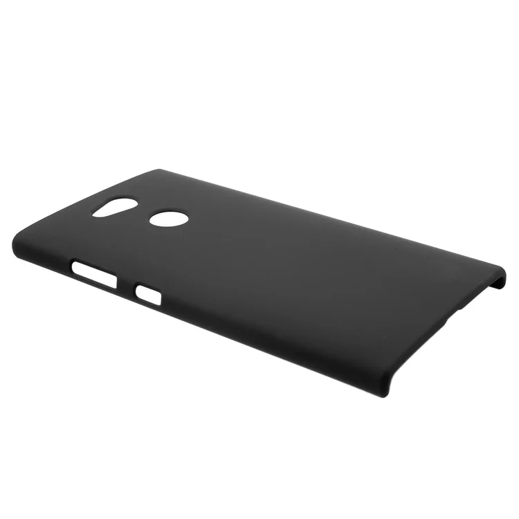 For Sony Xperia L2 Rubberized PC Hard Phone Case - Black