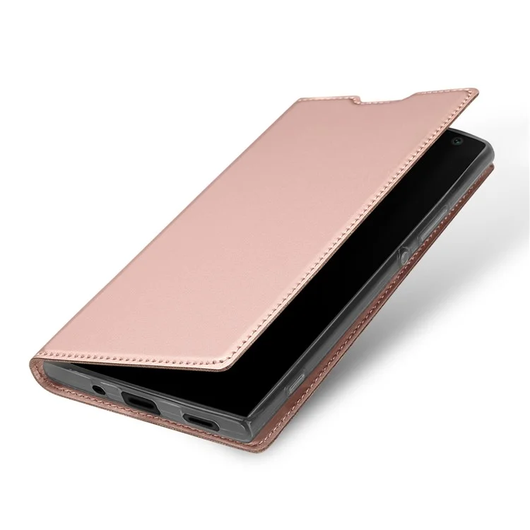 DUX DUCIS Skin Pro Series Leather Stand Cover for Sony Xperia XA2 Ultra - Rose Gold