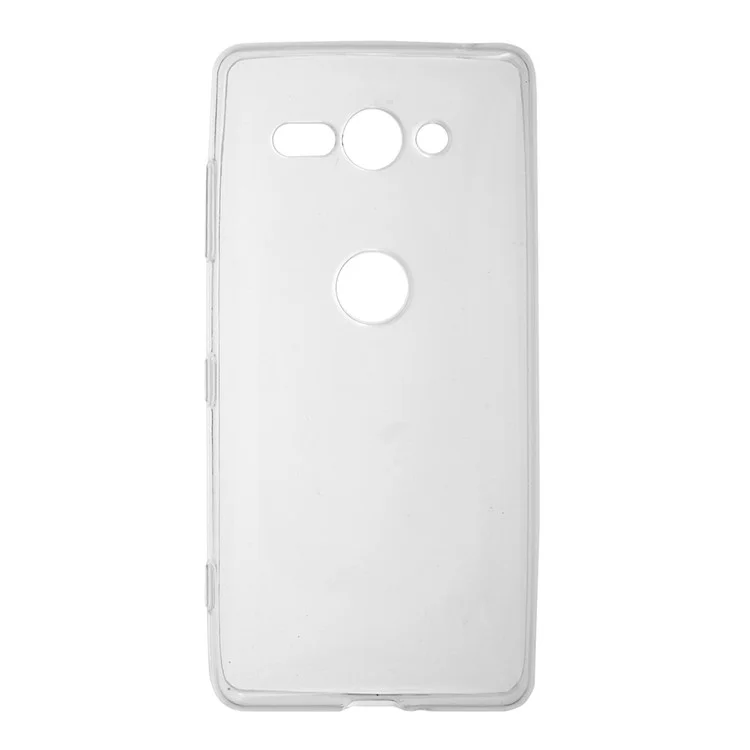 Clear TPU Back Phone Case Para Sony Xperia XZ2 Compact - Transparente