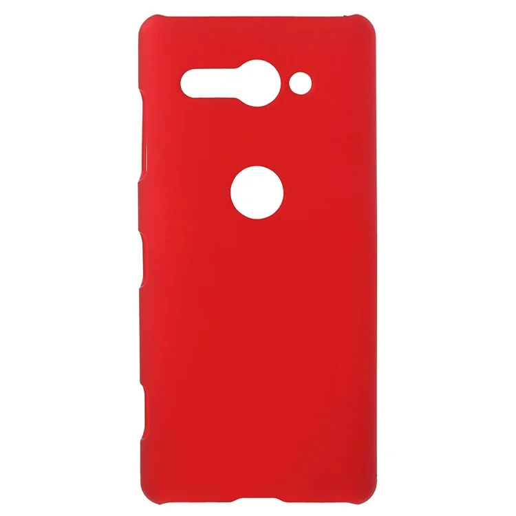 Rubberized Hard Plastic Phone Case for Sony Xperia XZ2 Compact  - Red