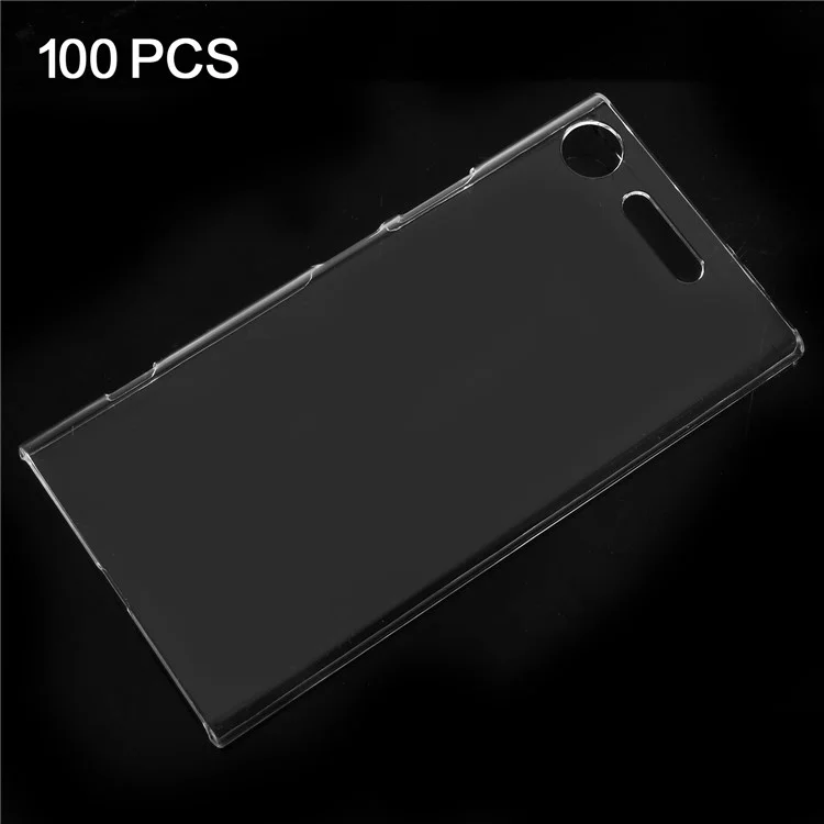 100Pcs/Set Crystal Clear Hard Plastic Back Phone Case for Sony Xperia XA1