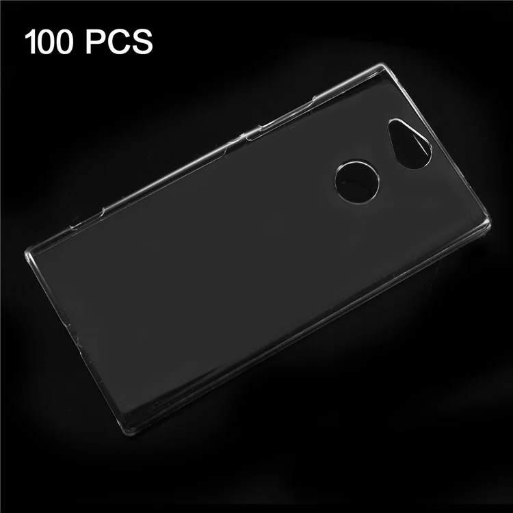 100Pcs/Set Crystal Clear Hard Plastic Mobile Phone Cover for Sony Xperia XA2