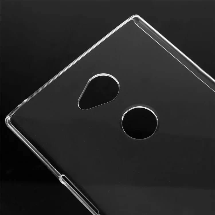 100Pcs/Lot PC Transparent Mobile Phone Lightweight Cases for Sony Xperia XA2 Ultra - Transparent