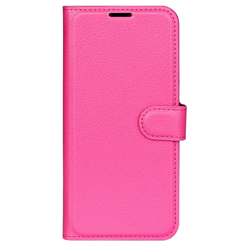 Litchi Texture PU Leather Wallet Stand Phone Case for Sony Xperia XZ2 Compact - Rose