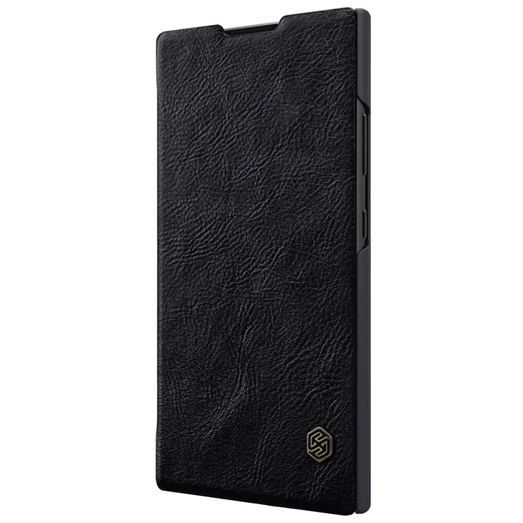 NILLKIN Qin Series Card Holder Leather Mobile Case for Sony Xperia L2 - Black
