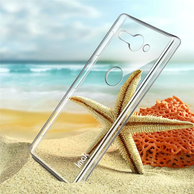 IMAK Clear Wear-resistant Hard Plastic Case for Sony Xperia XZ2 Compact