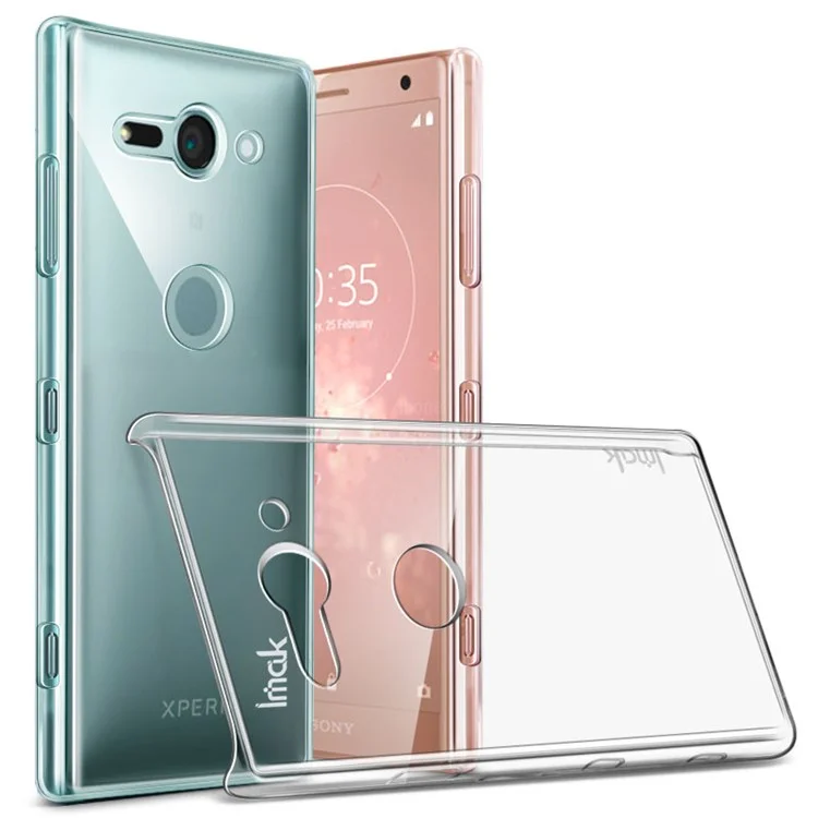 IMAK Clear Wear-resistant Hard Plastic Case for Sony Xperia XZ2 Compact