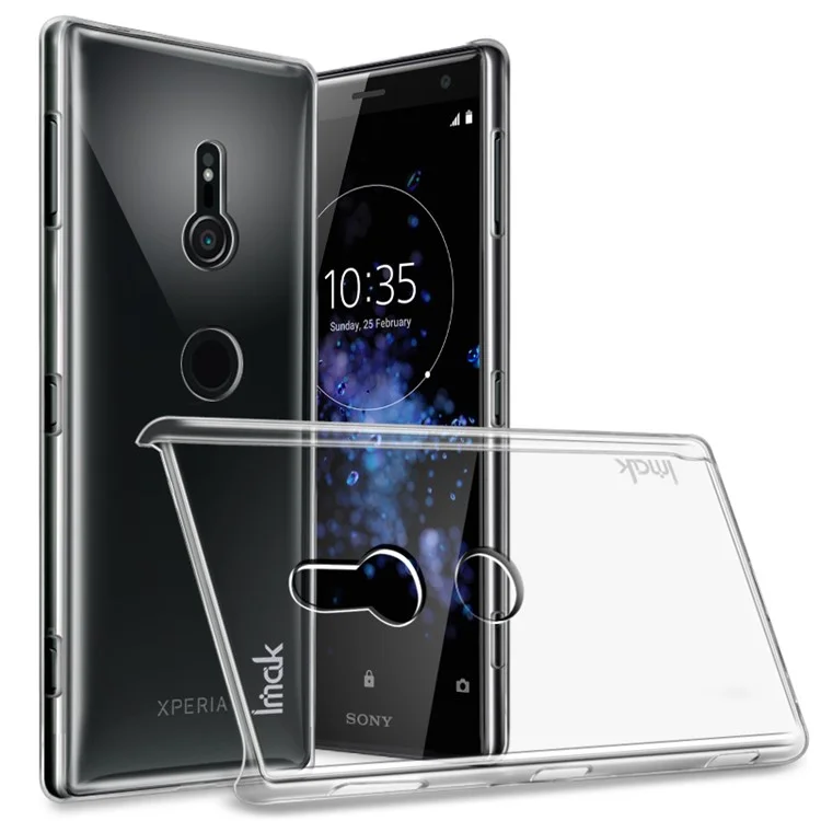 IMAK Clear Wear-resistant Hard Shell Case for Sony Xperia XZ2