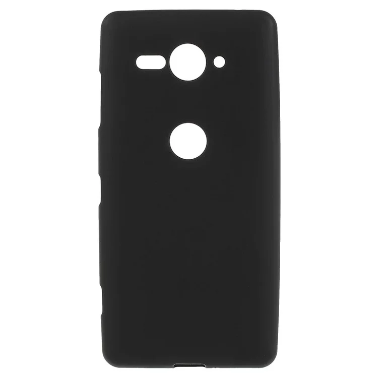 Double-sided Matte TPU Gel Case Cover for Sony Xperia XZ2 Compact - Black