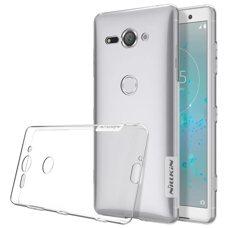 NILLKIN Nature 0.6mm Soft TPU Mobile Case for Sony Xperia XZ2 Compact - White