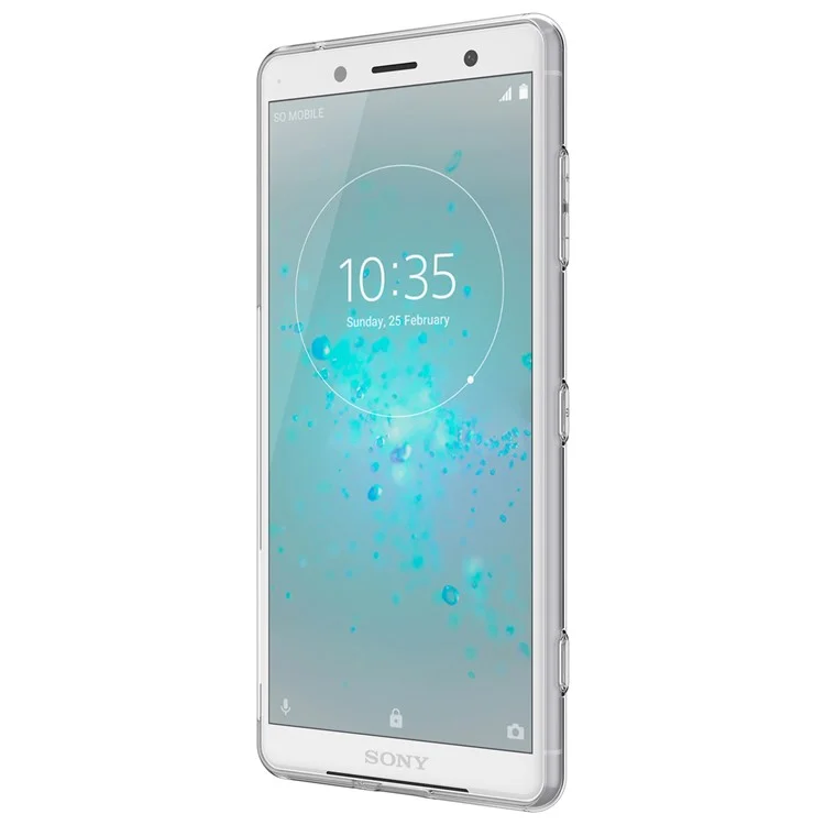 NILLKIN Nature 0.6mm Soft TPU Mobile Case for Sony Xperia XZ2 Compact - White