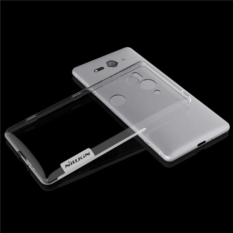 NILLKIN Nature 0.6mm Soft TPU Mobile Case for Sony Xperia XZ2 Compact - White