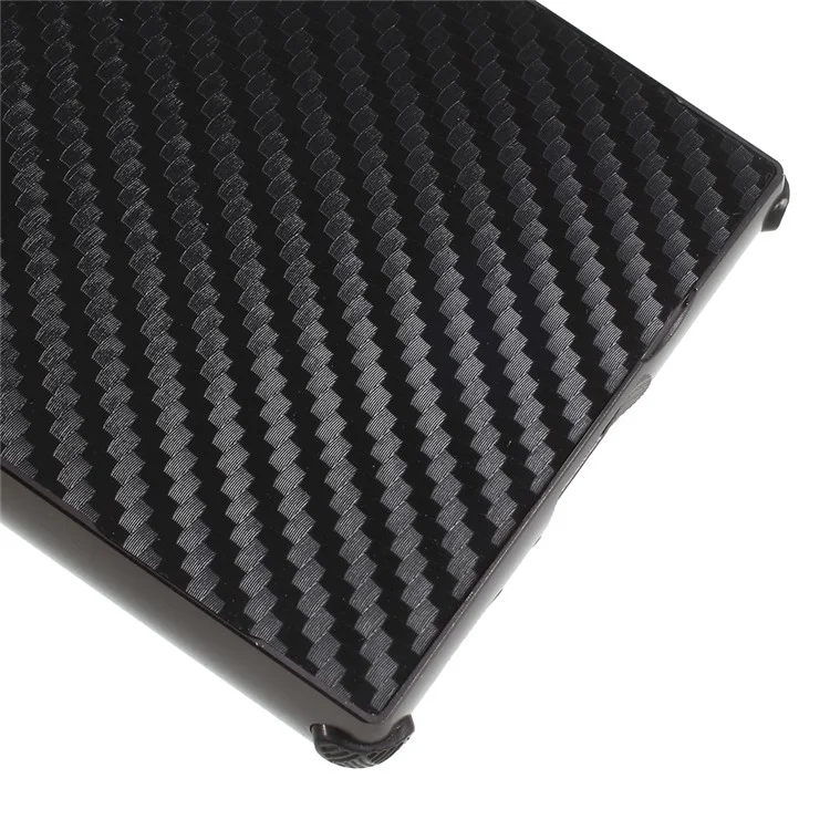 Slide-on Drop-proof Brushed PC Plate + Metal Bumper Hybrid Cover for Sony Xperia L2 - Black