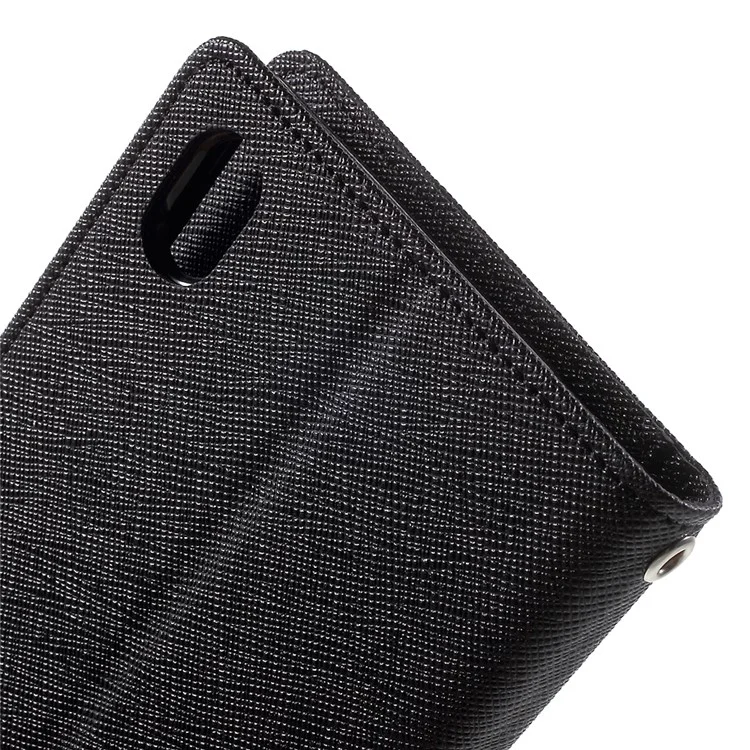 MERCURY GOOSPERY Wallet Leather Case for Sony Xperia Z5 Premium / Premium dual - Black