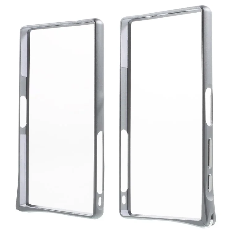 Aluminum Alloy Bumper Frame for Sony Xperia Z5 Compact with Hippocampal Buckle - Grey