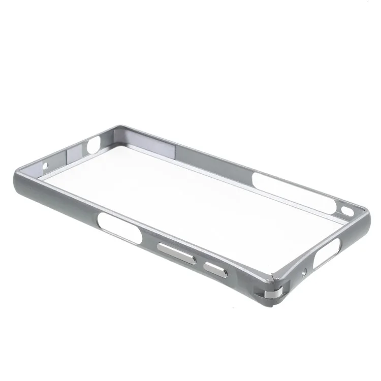 Aluminum Alloy Bumper Frame for Sony Xperia Z5 Compact with Hippocampal Buckle - Grey