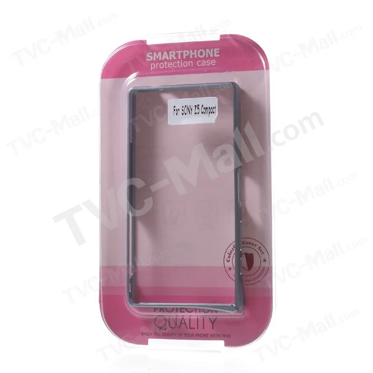 Aluminum Alloy Bumper Frame for Sony Xperia Z5 Compact with Hippocampal Buckle - Grey