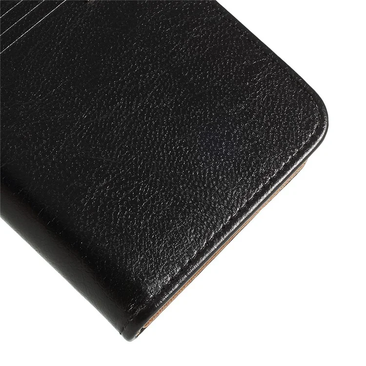 Wallet Leather Stand Case for Sony Xperia XZ2 - Black