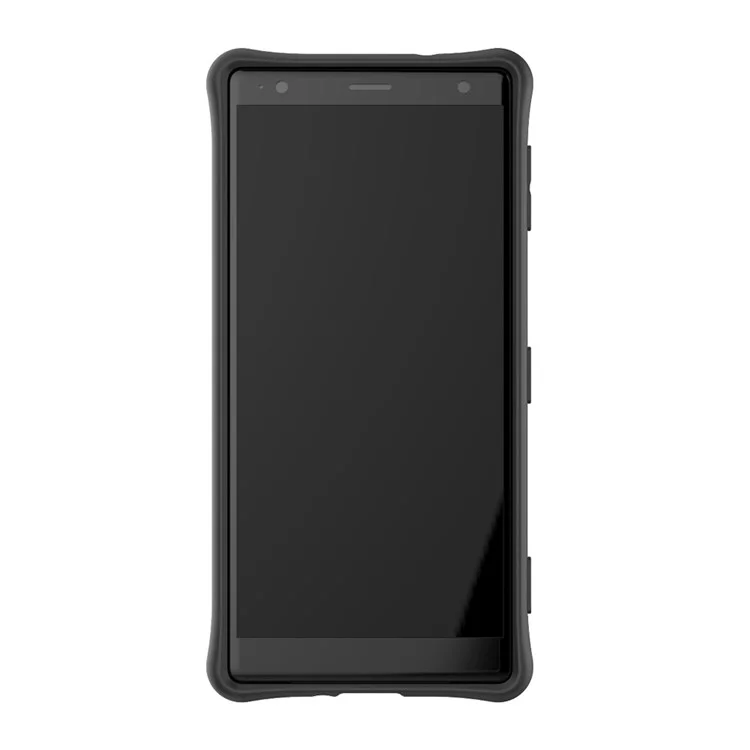 Armor PC + TPU Case with Rotary Kickstand for Sony Xperia XZ2 - Silver