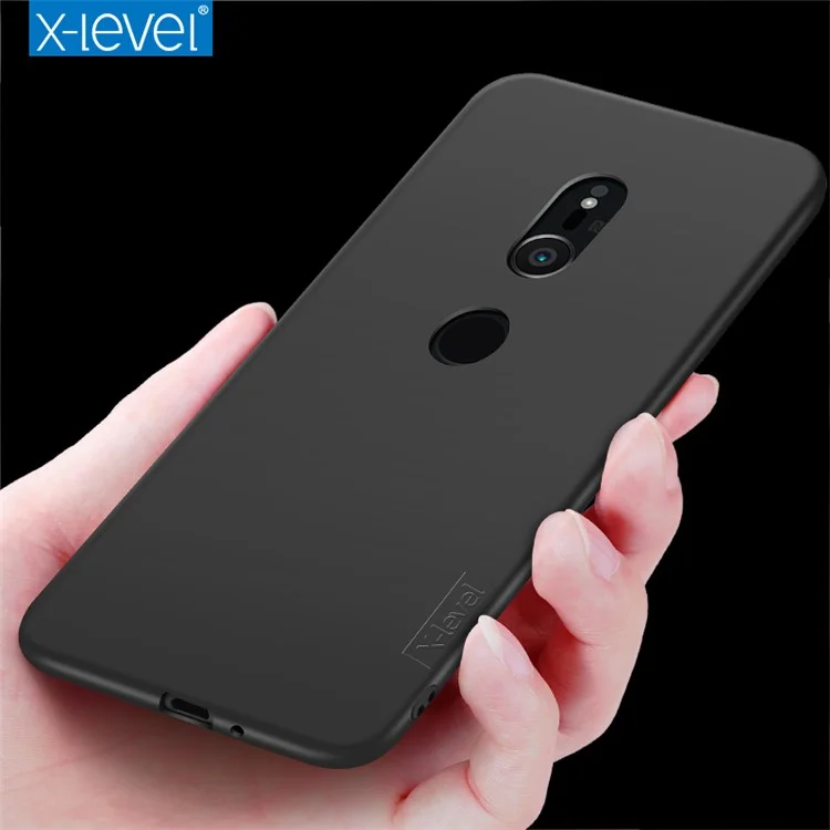X-LEVEL Ultra-thin Frosted TPU Case for Sony Xperia XZ2 Premium - Black