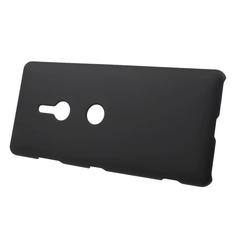 Case de PC Dura de Goma Para Sony Xperia XZ3 - Negro