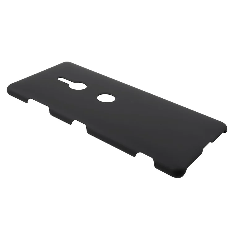 Case de PC Dura de Goma Para Sony Xperia XZ3 - Negro