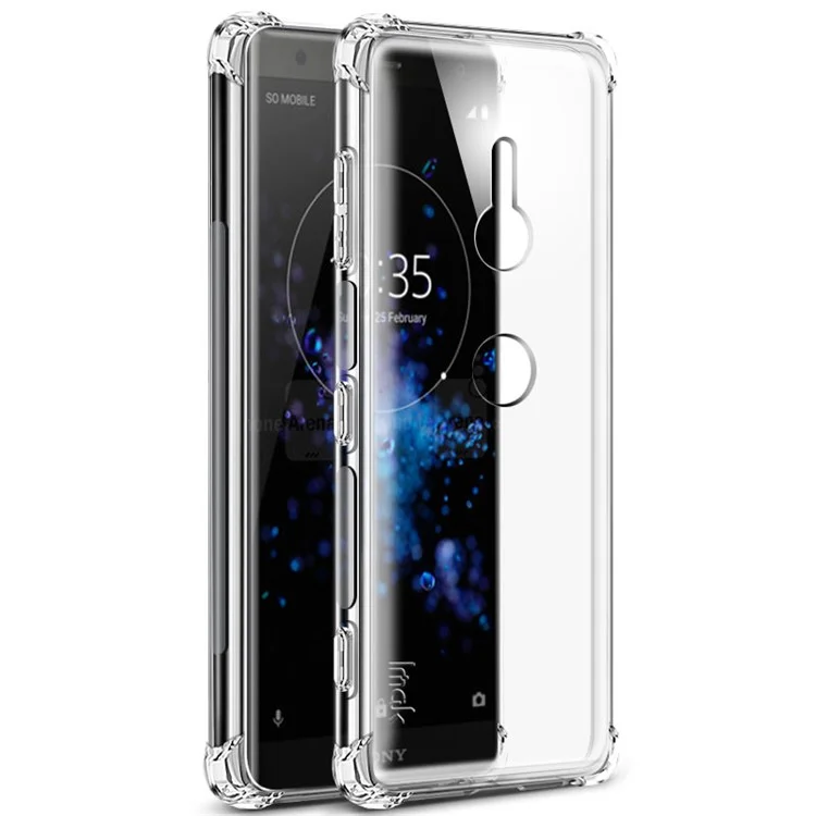 Imak Skin Feel Feel Anti-drop Shell Fase Para Sony Xperia XZ3 - Transparente