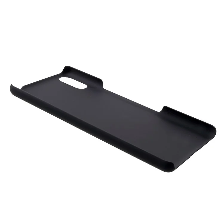 Cubierta Dura de PC de Goma Para Sony Xperia L3 - Negro