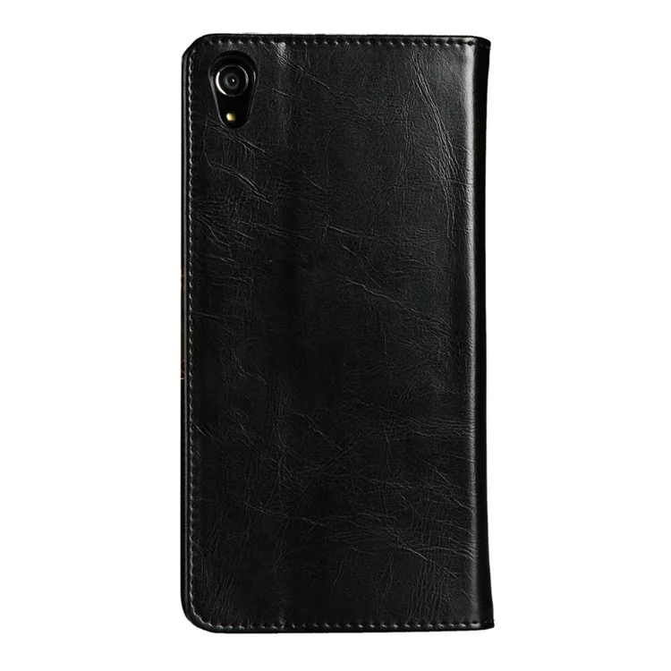 KLD Royal II Series Genuine Leather Case for Sony Xperia Z5 Premium / Premium dual - Black