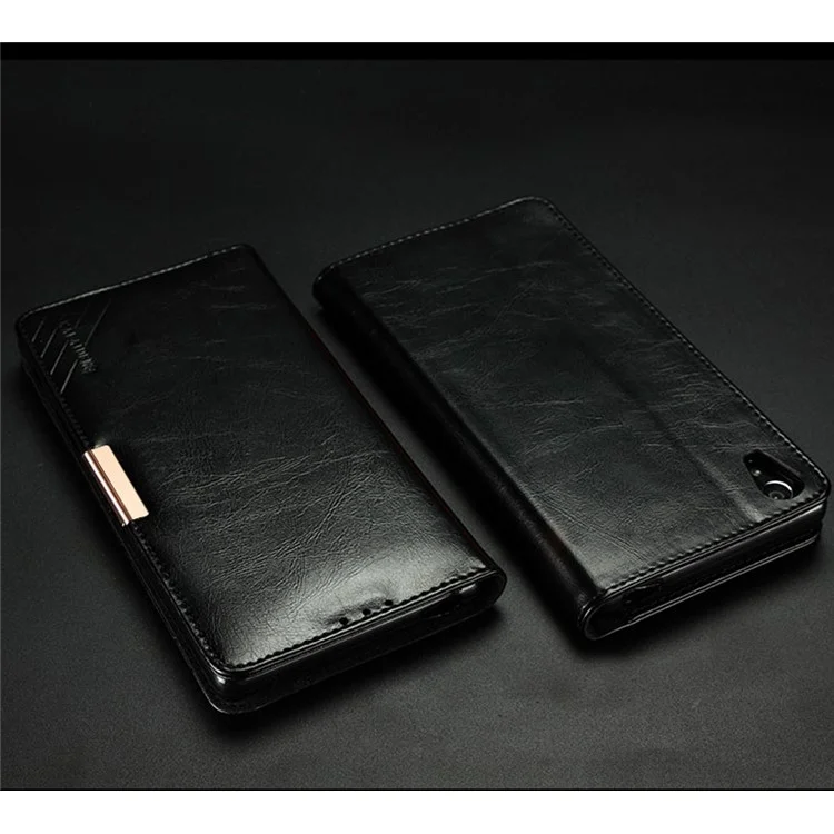 KLD Royal II Series Genuine Leather Case for Sony Xperia Z5 Premium / Premium dual - Black