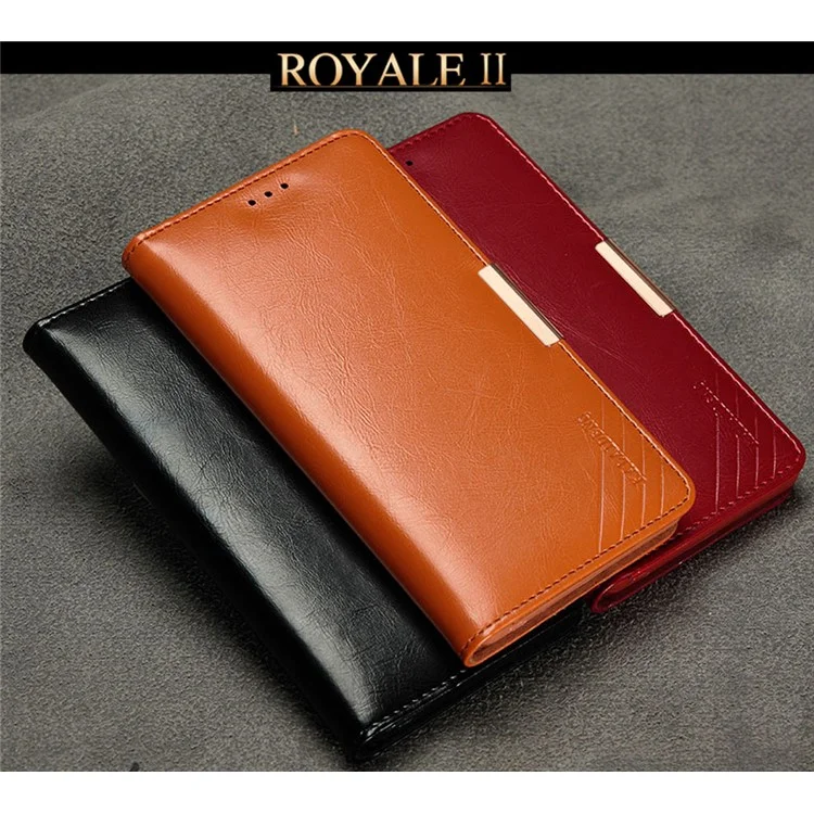 KLD Royal II Series Genuine Leather Case for Sony Xperia Z5 Premium / Premium dual - Black