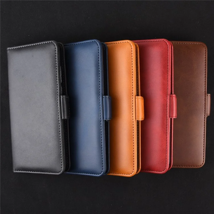 Magnet Adsorption PU Leather Wallet Phone Case for Sony Xperia L3 - Black