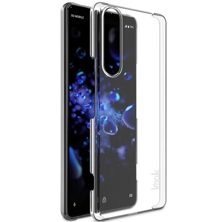 Capa de cristal IMAK II Clara Case Resistente ao Desgaste + Protetor de Tela à Prova de Explosão para Sony Xperia 1 II 