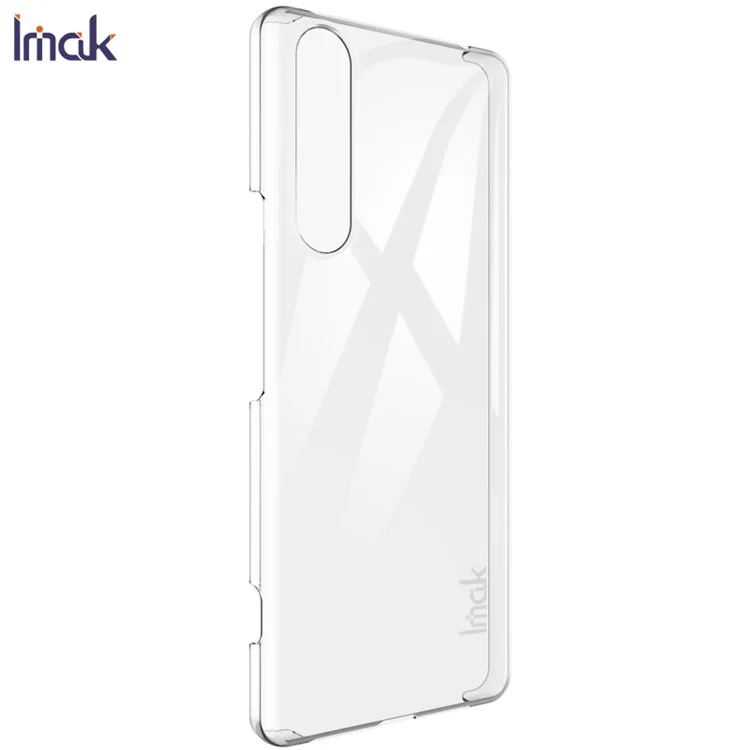Capa de cristal IMAK II Clara Case Resistente ao Desgaste + Protetor de Tela à Prova de Explosão para Sony Xperia 1 II 