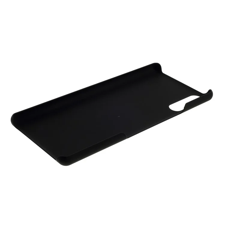 Case de PC Dura de Goma Para Sony Xperia L4 - Negro