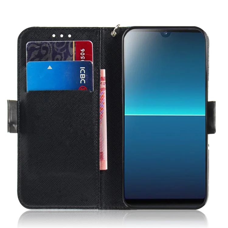Patterned Light Spot Decor Leather Wallet Phone Case for Sony Xperia L4 - Mandala