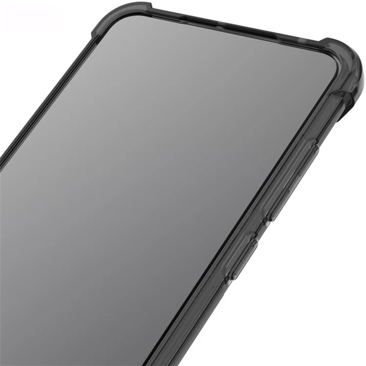 IMAK Airbag à Prova de Choque da Caixa TPU + Protetor de Tela Para Sony Xperia 5 II - Preto Transparente